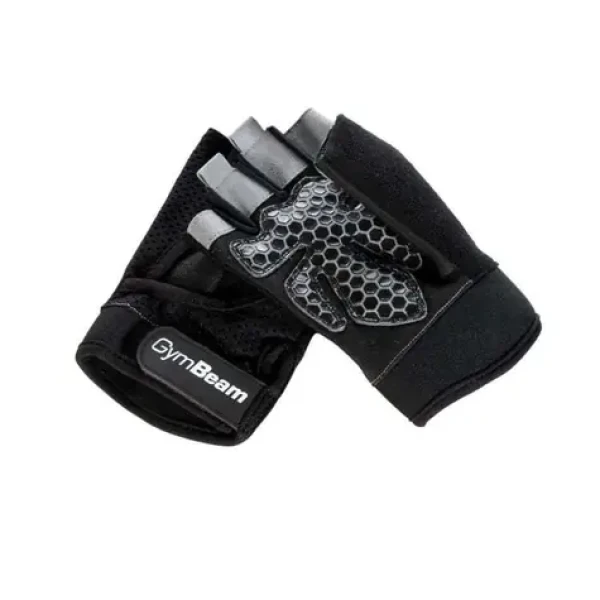Fitness rukavice Grip Black - GymBeam (XXL, čierna) (58420-5-XXL)