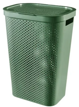 Curver Infinity Dots Kôš na bielizeň 60 l šedá (245809)