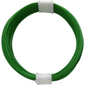 Donau Elektronik 110-4 opletenie / lanko, 1 x 0.04 mm², zelená, 10 m; 110-4