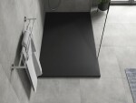 MEXEN - Hugo sprchová vanička obdĺžniková SMC 160x70, čierna 42707016