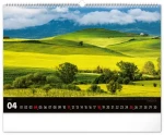 NOTIQUE Krajiny 2027 / Nástenný kalendár / 48 x 33 cm