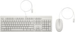 HP HP 225 - Tastatur-und-Maus-Set - 100% - full size - USB - QWERTZ - Deutsch - Cashmere White