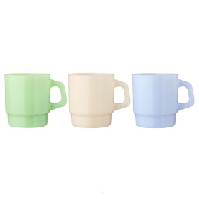 Ib Laursen Hrnček z borosilikátového skla Colours modrý