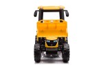 Mamido Mamido Dětský elektrický traktor TITAN 24V 400W s přívěsem a lžíci žlutý