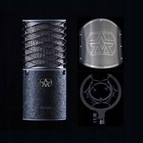 NoName Aston Microphones Origin Black Bundle Mikrofon pojemnościowy + držiak + pop filtr