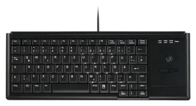Contour Active Key Industry 4.0 čierna / Klávesnica s trackballom / IP68 vodeodolná / Drôtová USB / QWERTZ DE (AK-4400-TU-B/GE)