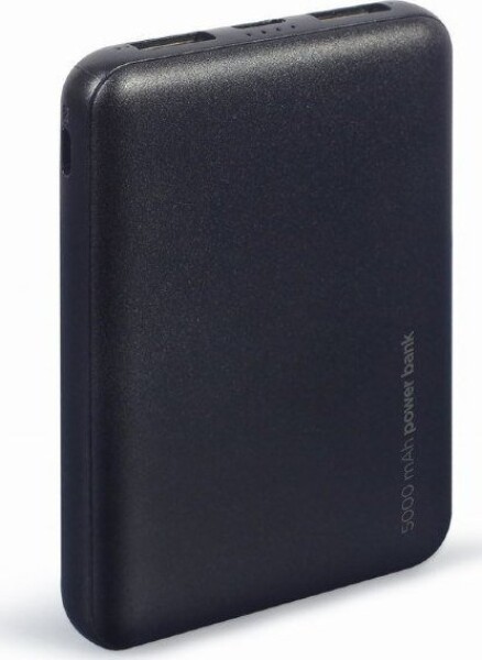 Gembird PB05-02 5000 mAh čierna / Power banka / 2x USB (PB05-02)