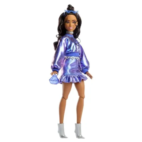 Mattel Barbie Deluxe modelka - Modrý Top