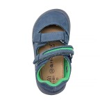 Chlapčenské barefoot sandále PROTETIKA NERY DENIM tmavomodré - 28