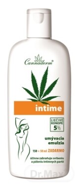 CANNADERM Intime umývacia emulzia 150 ml + 50 ml ZADARMO