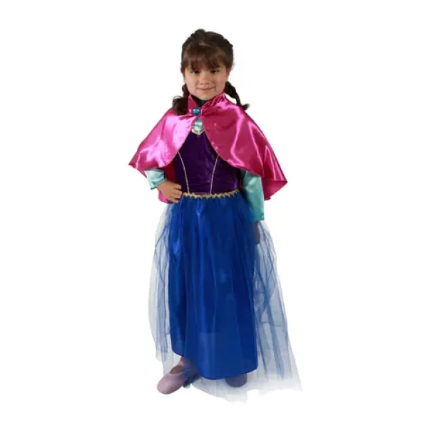 Rappa Detský kostým princezná zimné kráľovstvo Anička DELUXE (M) e-obal