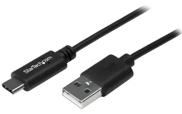 StarTech 2m čierna / Kábel USB-A na USB-C / 480 Mbit/s / Balenie 10 ks (USB2AC2M10PK)