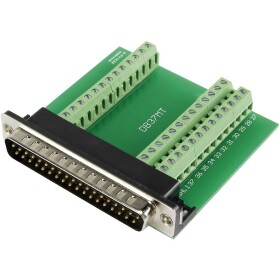 TRU COMPONENTS DSUB37M-39TB-3 1229330 D-SUB zástrčka 90 ° Pólov: 37 skrutkovací 1 ks; 1229330