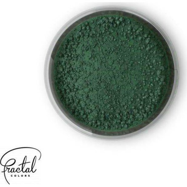Jedlá prachová farba Fractal - Dark Green (1,5 g) 6251 - dortis - dortis