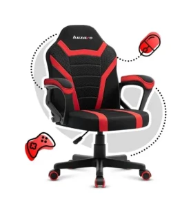 Huzaro Ranger 1.0 MESH červená / Detská herná stolička / nastaviteľná / nosnosť až 130 kg / látka sieťovina (HZ-RANGER 1.0 RED MESH)