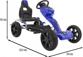 Mamido šlapacia motokára Grand Ride modrá