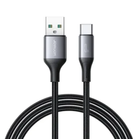 Joyroom S-A28 Flash Series Nabíjací kábel USB-A (M) - USB-C (M) 3A 1m čierna (6956116798277)