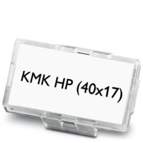 Phoenix Contact 0830723 KMK HP (40X17) držiak označenie Druh montáže: káblové spony priehľadná 50 ks; 0830723