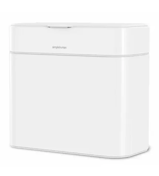 Simplehuman Odpadkový kôš na kompostovateľný odpad z kuchyne 4l biela (838810026145)