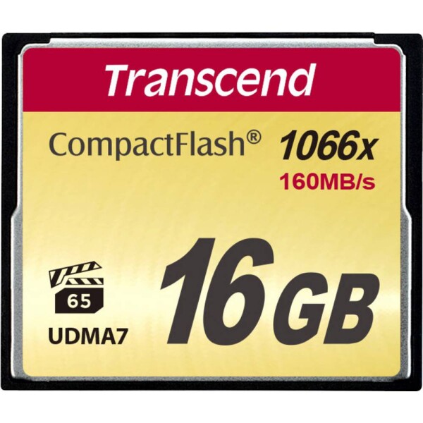 Transcend Ultimate 1066x CF pamäťová karta 16 GB; TS16GCF1000