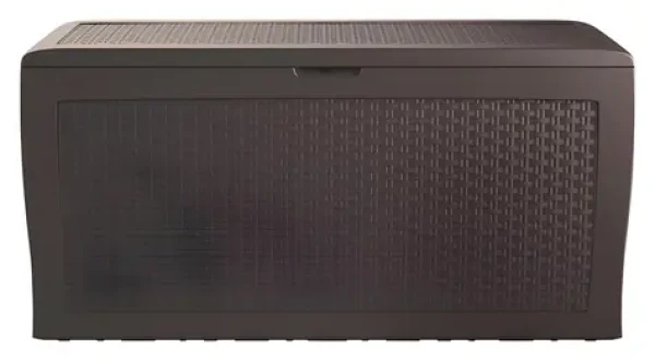 Keter Samoa Rattan 270 l hnedý / Záhradný box / Ratanový vzhľad (246962)