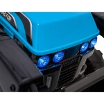 Mamido Detský elektrický traktor G320 s radlicou modrý