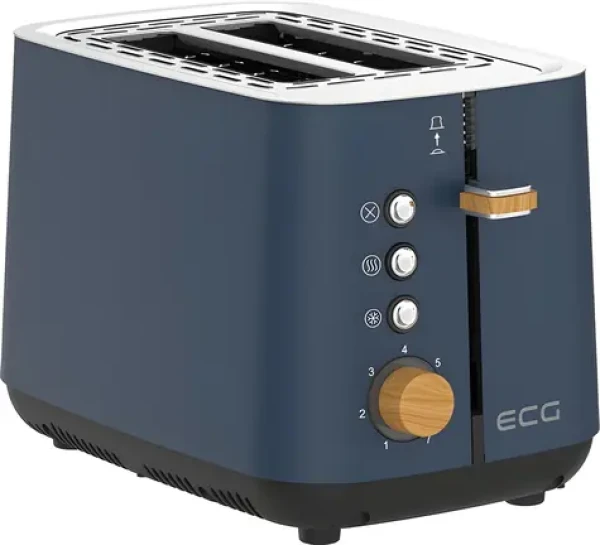 ECG ST 2768 Timber Petrol / Hriankovač / 2 štrbiny / 7 stupňov opekania / 780-925 W (100002076121)