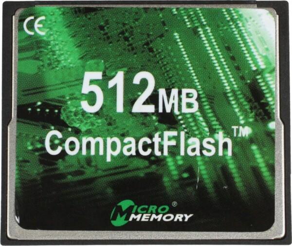 MicroMemory Compact Flash 512 MB (MMCF/512)