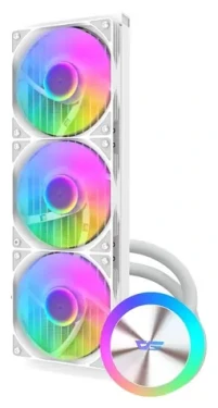 DarkFlash DG360 biela / AiO chladič CPU / 3x 120 mm / ARGB podsvietenie / 600-1800 RPM / 36 dB / Intel + AMD (DG360 White)
