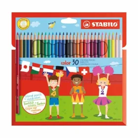 STABILO® color - 30 ks sada - 30 rôznych farieb vr. 4 neónových farieb (1930/77-01)