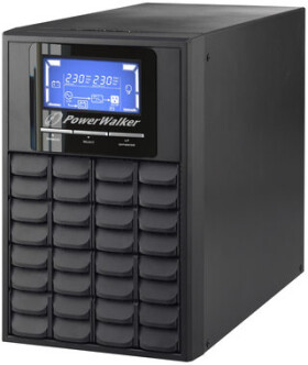 PowerWalker VFI 1000C LCD / záložný zdroj UPS / 1000 VA / 800 W / 3x IEC 13 / USB (10120177)