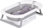 CHIPOLINO Skladacia vanička Isla s kúpacou podložkou Grey (VKISL0243GY)