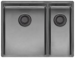 Reginox Nerezový drez Reginox New York 34x40+18x40, R39205, Gun Metal R39205