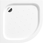 DEANTE - Funkia biela - Akrylátová sprchová vanička, polguľatá, 80 cm KTA_054B