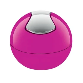 Spirella BOWL mini výklopný odpadkový kôš 1 L ružový/plast (7610583151131)