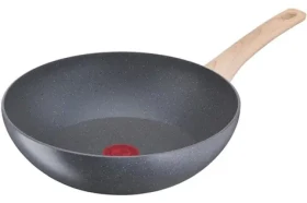 TEFAL Natural Force G2661972 čierna / Panvica / Wok / O 28 cm / 3,67 l / hliník (3168430310308)