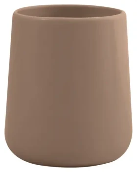 MSV MAONIE kelímok na zubné kefky matne cappuccino / keramika