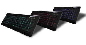 AMEI AM-K3001R čierna / Drôtová klávesnica / CZ layout / USB / Podsvietená / Multimediálne klávesy (AMEI AM-K3001R)