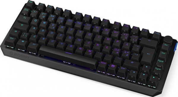 Endorfy Thock 75% CZ Black čierna / Herná klávesnica / Bezdrôtová / USB / CZ layout / 82 kláves / RGB (EY5C008)