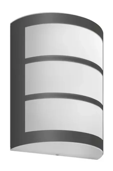 Philips Python 6W antracit / LED vonkajšie nástenné svietidlo / 450lm / 2700K / IP44 (SKL000396634)