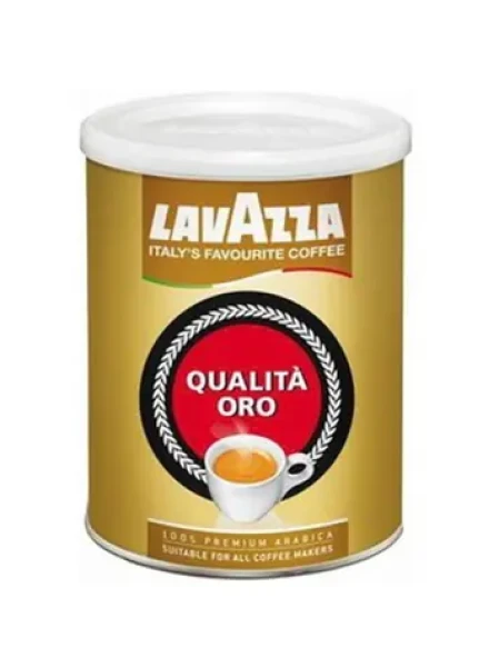 Lavazza Qualita Oro 250 g / Mletá káva / 100% Arabica / Plechovka (8000070020580)