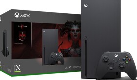 Microsoft Microsoft Xbox Series X + Diablo IV -pelikonsoli, musta