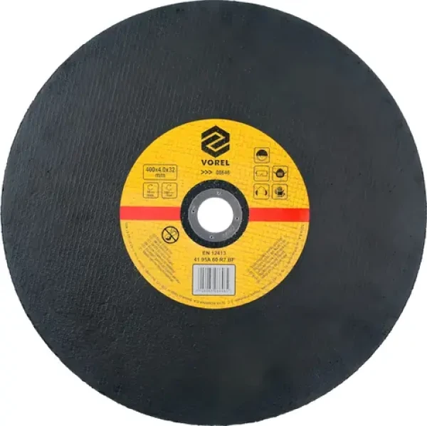 Vorel Rezný kotúč na kov 400x32x4,0 mm / Rezný kotúč / Korundový