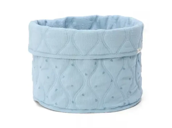 Little Dutch Košík textilný obojstranný veľký Pure Denim Blue (DE30245035LD)