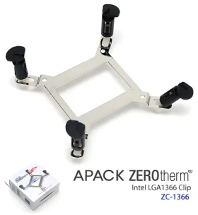 Zerotherm ZC-1366 / Montážny klip / pre Intel LGA1366 / LGA1156 / LGA775 (ZC-1366)
