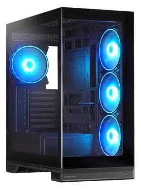 Chieftec GX-30B-OP čierna / Skriňa / Midi Tower / Tvrdené sklo / ATX, mATX, Mini-ITX / RGB / bez zdroja / USB-C (GX-30B-OP)