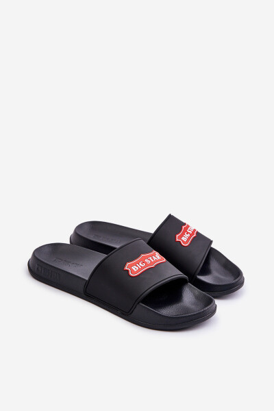 Pánske papuče s logom Big Star Black 44