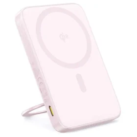 Baseus PicoGo Qi2 s otočným stojanom 5000mAh 20W ružová / Powerbanka / USB-C / Qi2 / Magsafe (P10076800413-00)