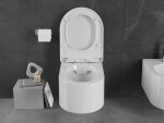 MEXEN - Sofia Závesná WC misa vrátane sedátka, biela 30798000