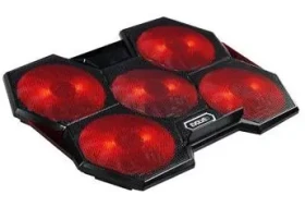 Evolveo ANIA 14 čierna / chladiaci podstavec pre notebooky 12 "- 17.3" / 5 ventilátorov / LED podsvietenie / USB (ANIA14)